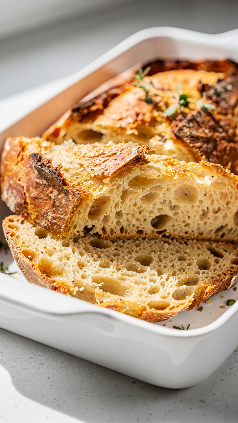 Savory Herb and Garlic Dinner Bread Recipe