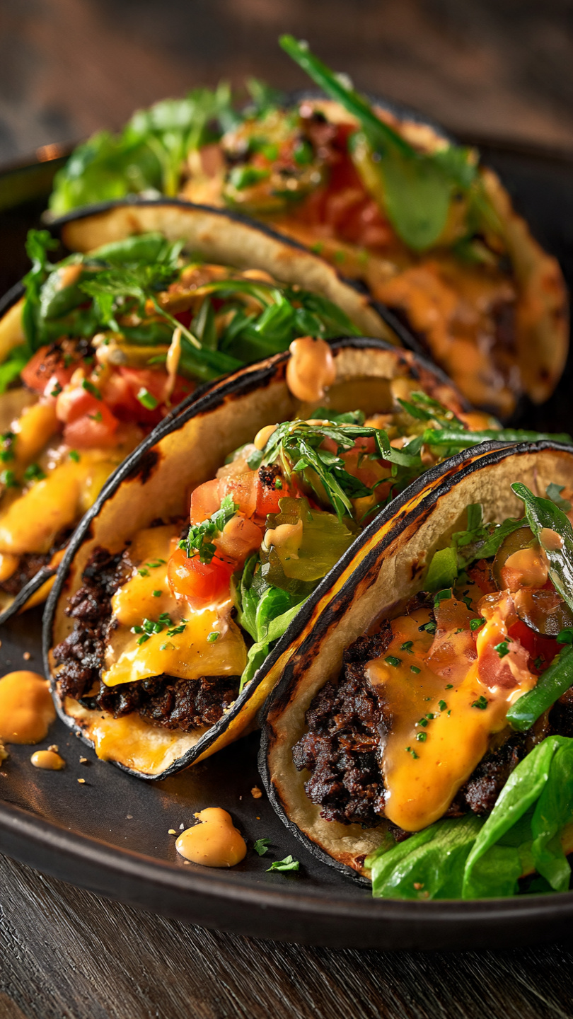 Smash Burger Tacos